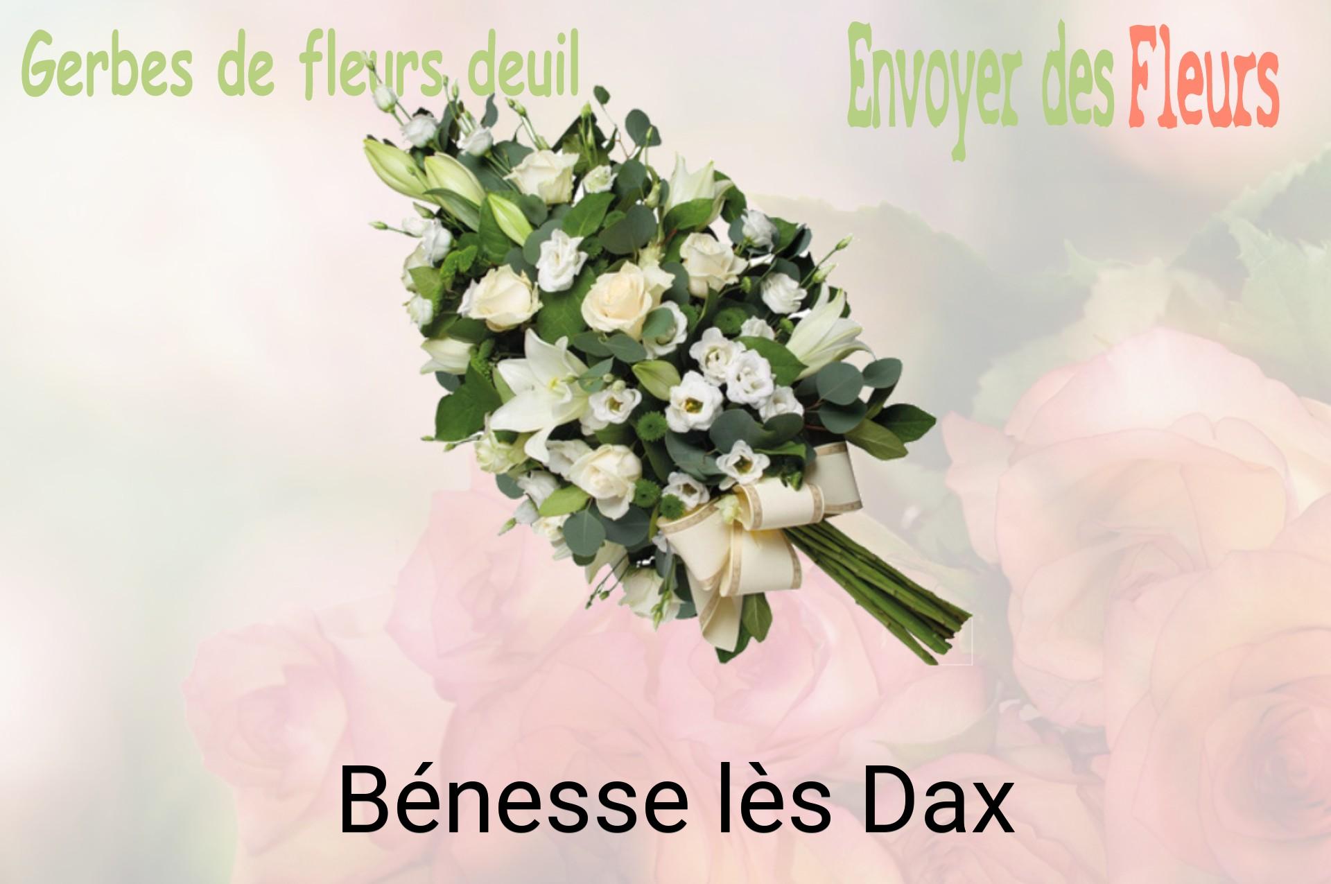 Gerbe de fleurs de deuil livrée à Bénesse-lès-Dax